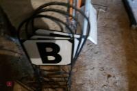 COMPLETE SET OF DRESSAGE LETTERS - 2