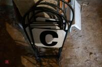 COMPLETE SET OF DRESSAGE LETTERS - 3