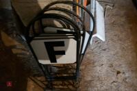 COMPLETE SET OF DRESSAGE LETTERS - 5