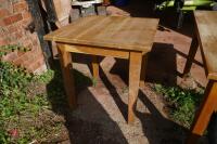 4 X OAK TABLES - 7