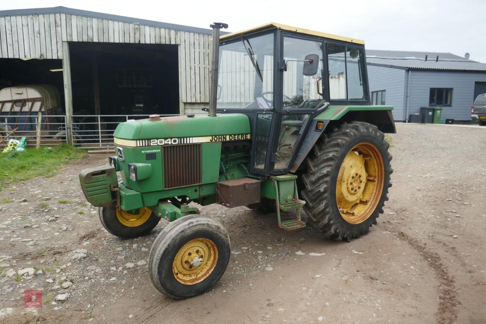 1980 JOHN DEERE 2040 2WD TRACTOR