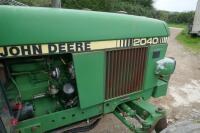 1980 JOHN DEERE 2040 2WD TRACTOR - 30