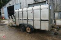 IFOR WILLIAMS 12' LIVESTOCK TRAILER - 21