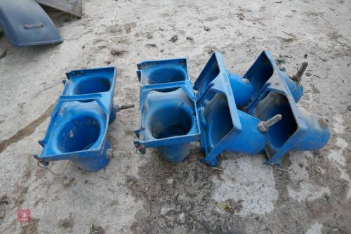 4 WYDALE CALF 2 TEAT MILK FEEDERS