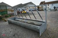 GALVANISED CATTLE FEED BARRIER & TROUGH - 5