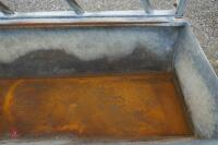 GALVANISED CATTLE FEED BARRIER & TROUGH - 6