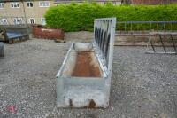 GALVANISED CATTLE FORD BARRIER & TROUGH - 2