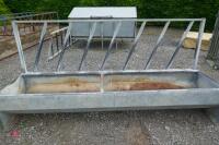 GALVANISED CATTLE FORD BARRIER & TROUGH - 10