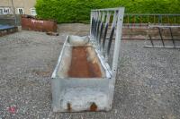 GALVANISED CATTLE FORD BARRIER & TROUGH - 11