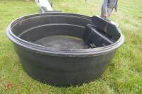 400 GALLON BLACK CATTLE TROUGH - 3