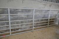 17' GALVANISED YARD GATE (1) - 4