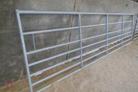 14 ' GALVANISED YARD GATE (2) - 5