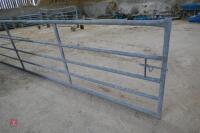 14' 6'' GALVANISED YARD GATE (8) - 2