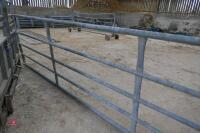 14' 6'' GALVANISED YARD GATE (8) - 8