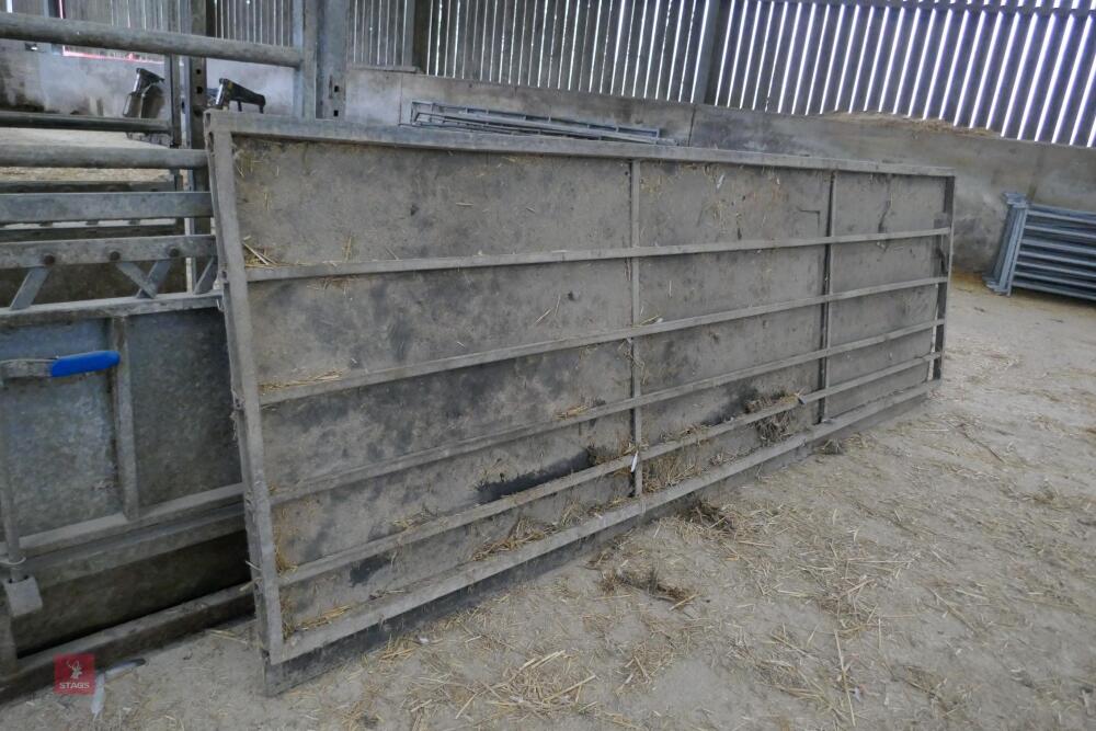 12' 6'' GALVANISED SHEETED GATE (10)