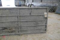 12' 6'' GALVANISED SHEETED GATE (10) - 3