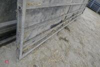 12' 6'' GALVANISED SHEETED GATE (10) - 5