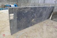 12' 6'' GALVANISED SHEETED GATE (10) - 7