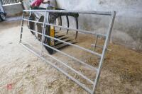 10' GALVANISED YARD GATE (12) - 2