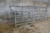 3 GALVANISED BOX SECTION GATES