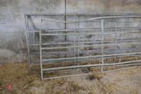 3 GALVANISED BOX SECTION GATES - 2