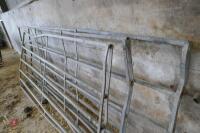 3 GALVANISED BOX SECTION GATES - 4