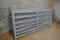 10 GALVANISED 6' SHEEP HURDLES (23) - 8