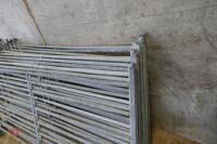 11 GALVANISED 6' SHEEP HURDLES (24) - 3