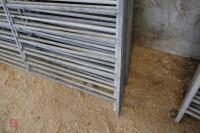 11 GALVANISED 6' SHEEP HURDLES (24) - 4