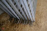 11 GALVANISED 6' SHEEP HURDLES (24) - 6