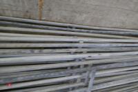 11 GALVANISED 6' SHEEP HURDLES (24) - 9