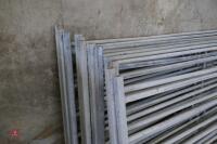 12 GALVANISED 6' SHEEP HURDLES (25) - 5