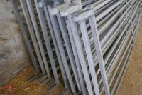 13 GALVANISED 6' SHEEP HURDLES (26) - 7