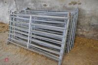 16 GALVANISED 6' SHEEP HURDLES (27) - 2