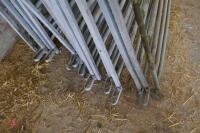 16 GALVANISED 6' SHEEP HURDLES (27) - 11