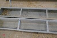 2 6' GALVANISED HOOK OVER FEED TROUGHS - 5