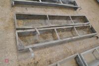 2 6' GALVANISED HOOK OVER FEED TROUGHS - 5