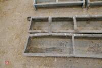 2 6' GALVANISED HOOK OVER FEED TROUGHS - 7