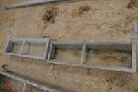 2 3' GALVANISED HOOK OVER FEED TROUGHS - 8