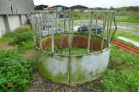 GALVANISED CATTLE ROUND FEEDER - 9