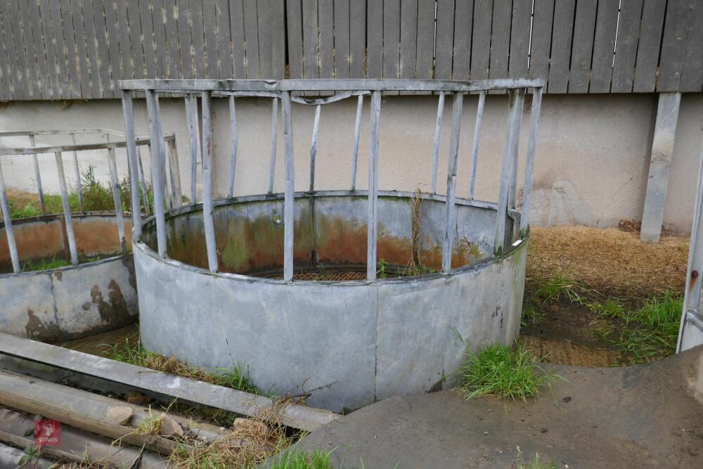 GALVANISED CATTLE ROUND FEEDER