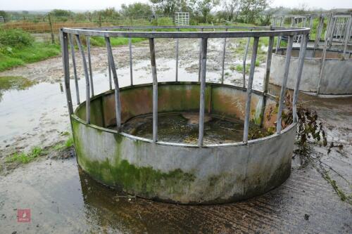 GALVANISED CATTLE ROUND FEEDER