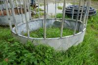 GALVANISED YEARLING CATTLE ROUND FEEDER - 2