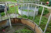 GALVANISED YEARLING CATTLE ROUND FEEDER - 4