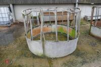 GALVANISED YEARLING CATTLE ROUND FEEDER - 2