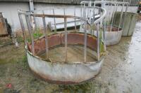 GALVANISED YEARLING CATTLE ROUND FEEDER - 2