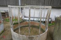 GALVANISED YEARLING CATTLE ROUND FEEDER - 2