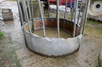 GALVANISED YEARLING CATTLE ROUND FEEDER - 3