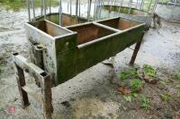 6' ROLLOVER GALVANISED WATER TROUGH