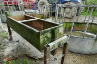 6' ROLLOVER GALVANISED WATER TROUGH - 2